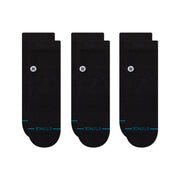 Stance STP Icon Quarter 3PK - Black/Black