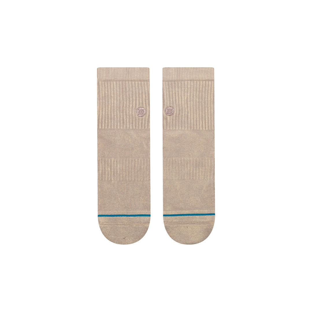 STANCE SIGNATURE WASH QUARTER - String Grey - vue 2