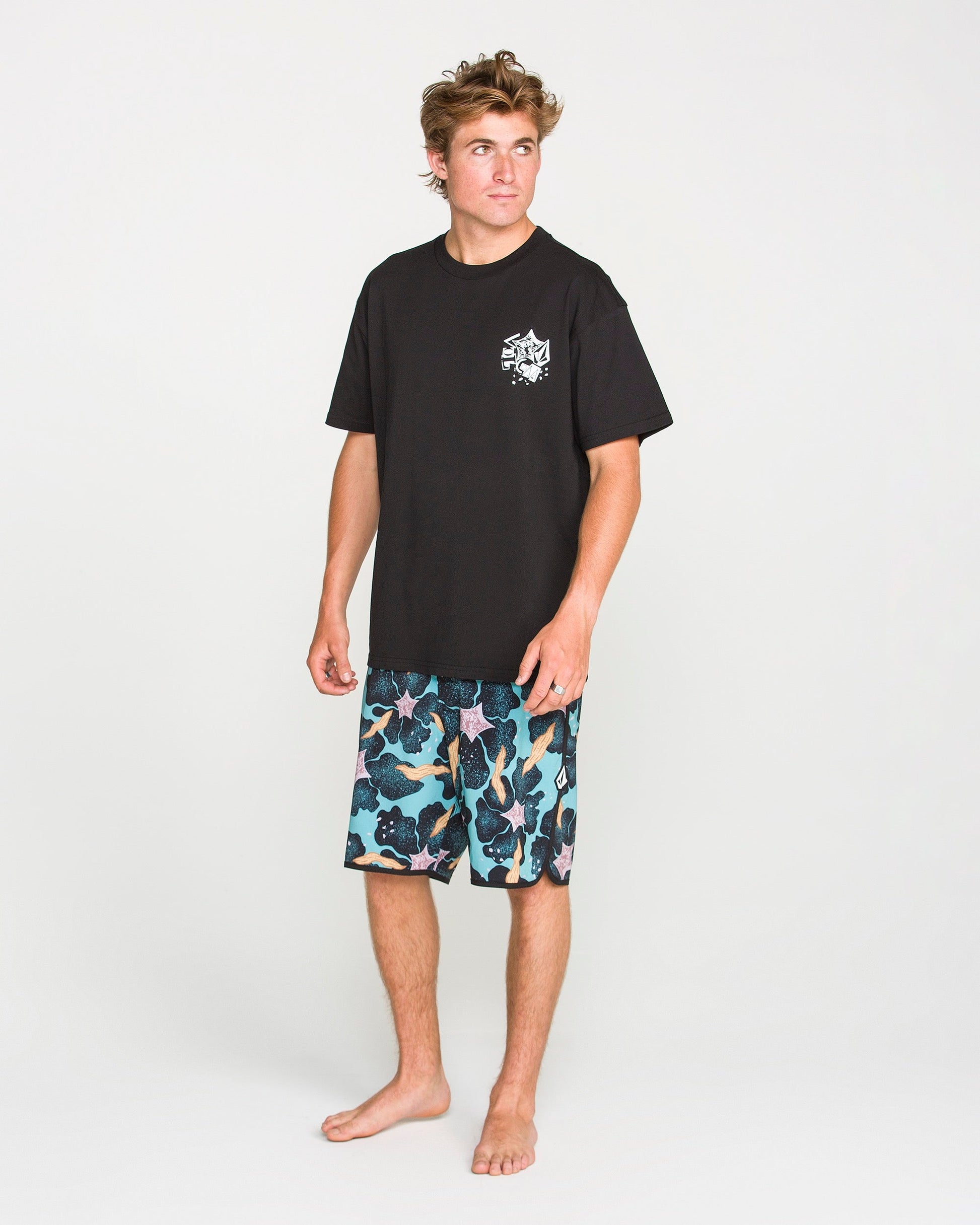 VOLCOM CONCRETE JUNGLE SS TEE - Black vue 5