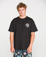 VOLCOM CONCRETE JUNGLE SS TEE - Black