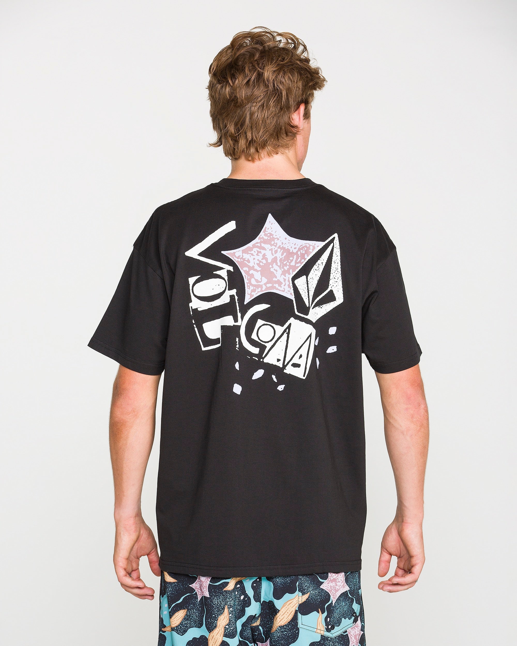 VOLCOM CONCRETE JUNGLE SS TEE - Black vue 2