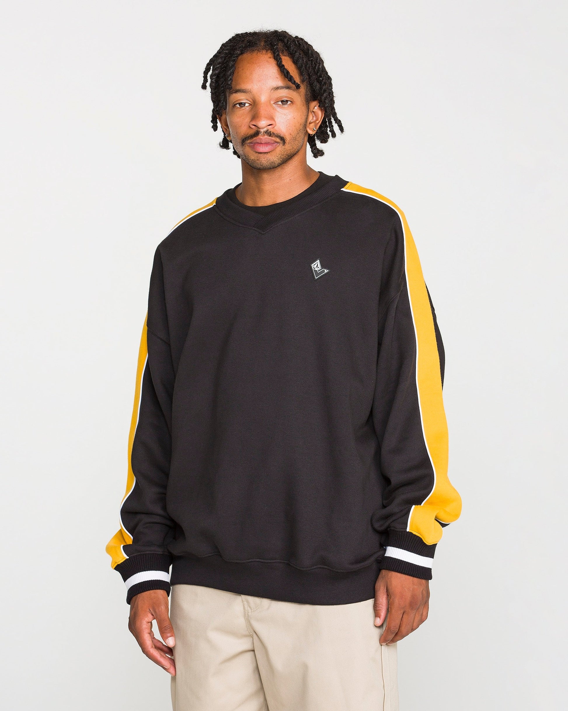 VOLCOM FLYING HI CREW - Antique Black vue 4