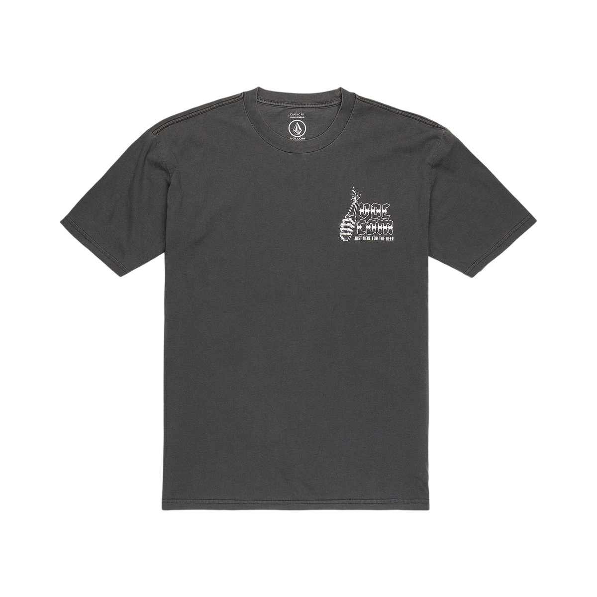 VOLCOM FEAR NO BEER SS TEE Black - vue principale