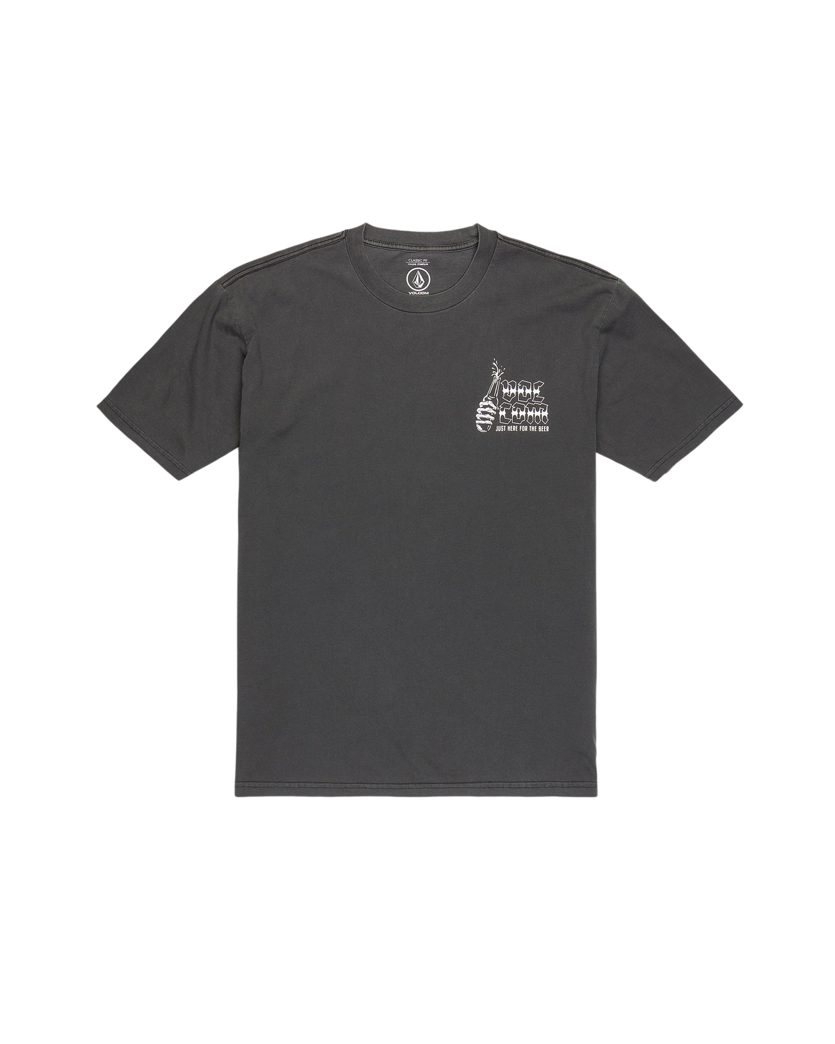 VOLCOM FEAR NO BEER SS TEE Black - vue principale