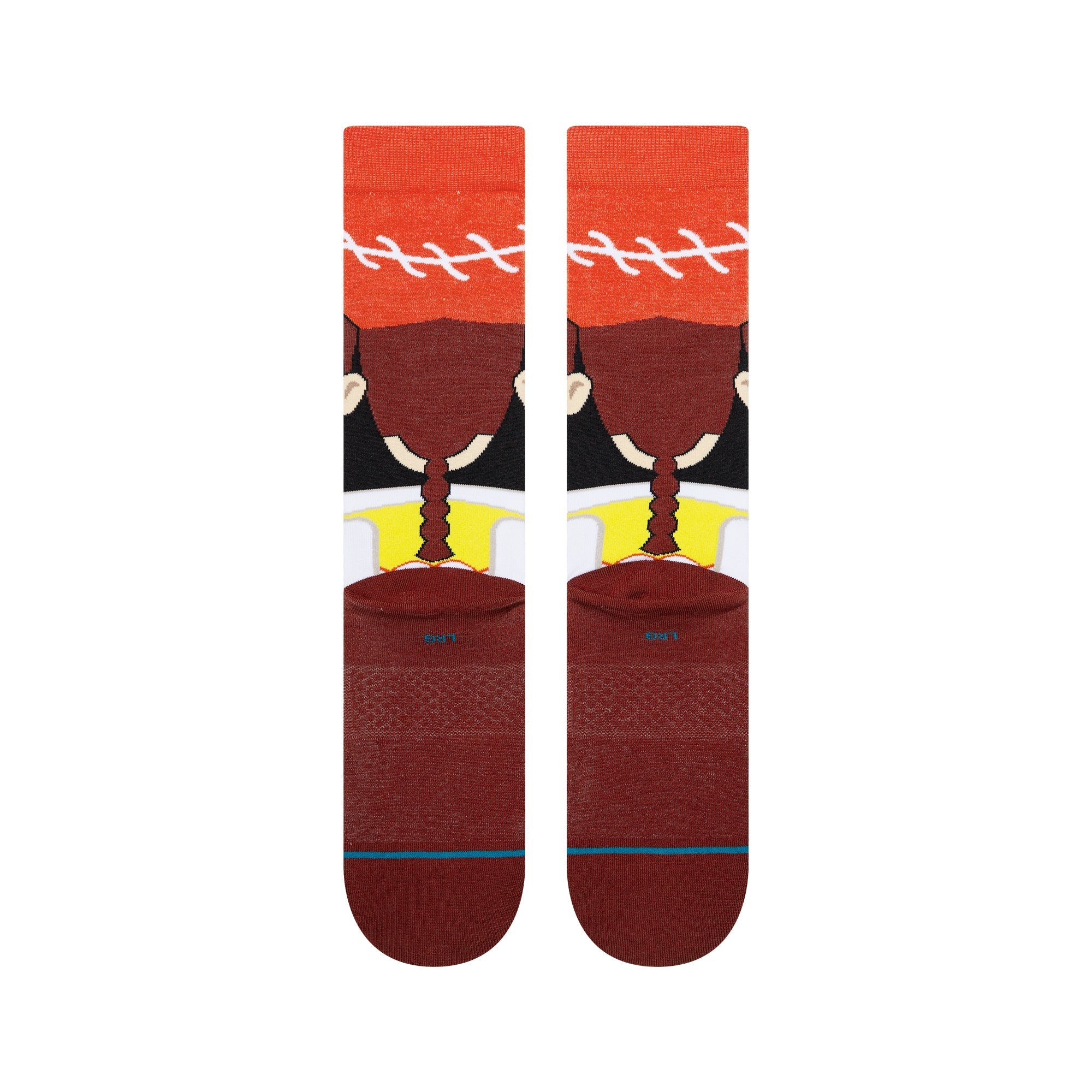 STANCE DISNEY JESSIE CREW - Red - vue 3