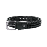 DIME BRAIDED LEATHER BELT