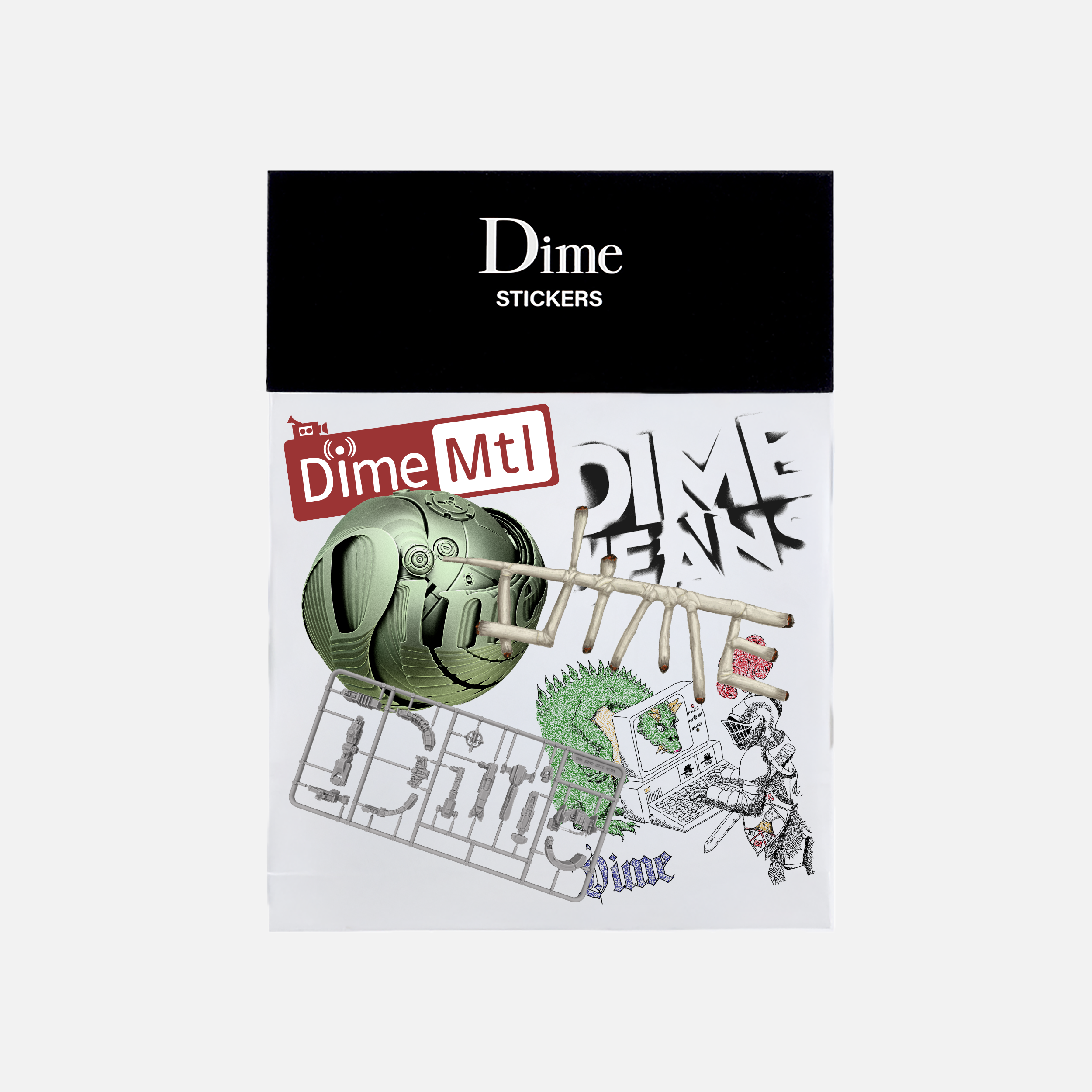 DIME STICKER PACK - Multi FA26