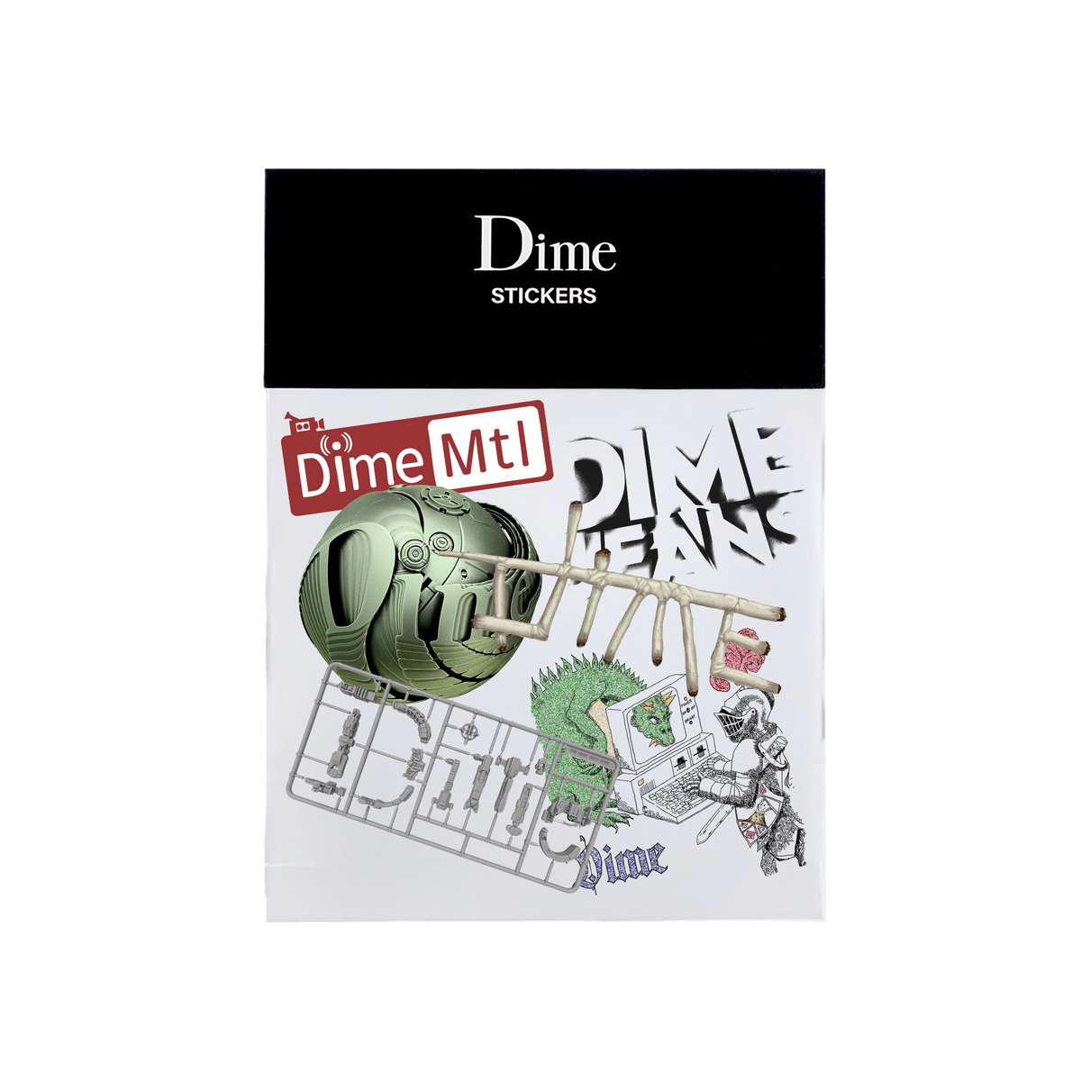 DIME STICKER PACK - Multi FA26