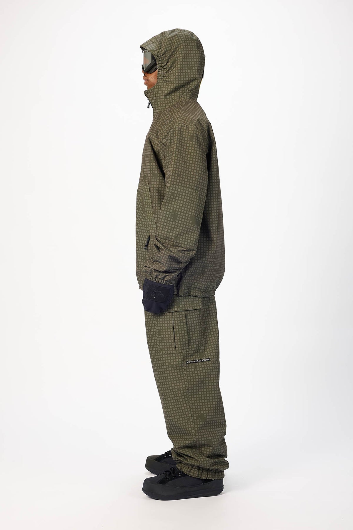 Manteau Airblaster Access Jacket Insulated Olive Grid, autre vue