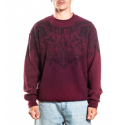 AFFLICTION WINGED UP LS THERMAL BURGUNDY POTASSIUM SPRAY