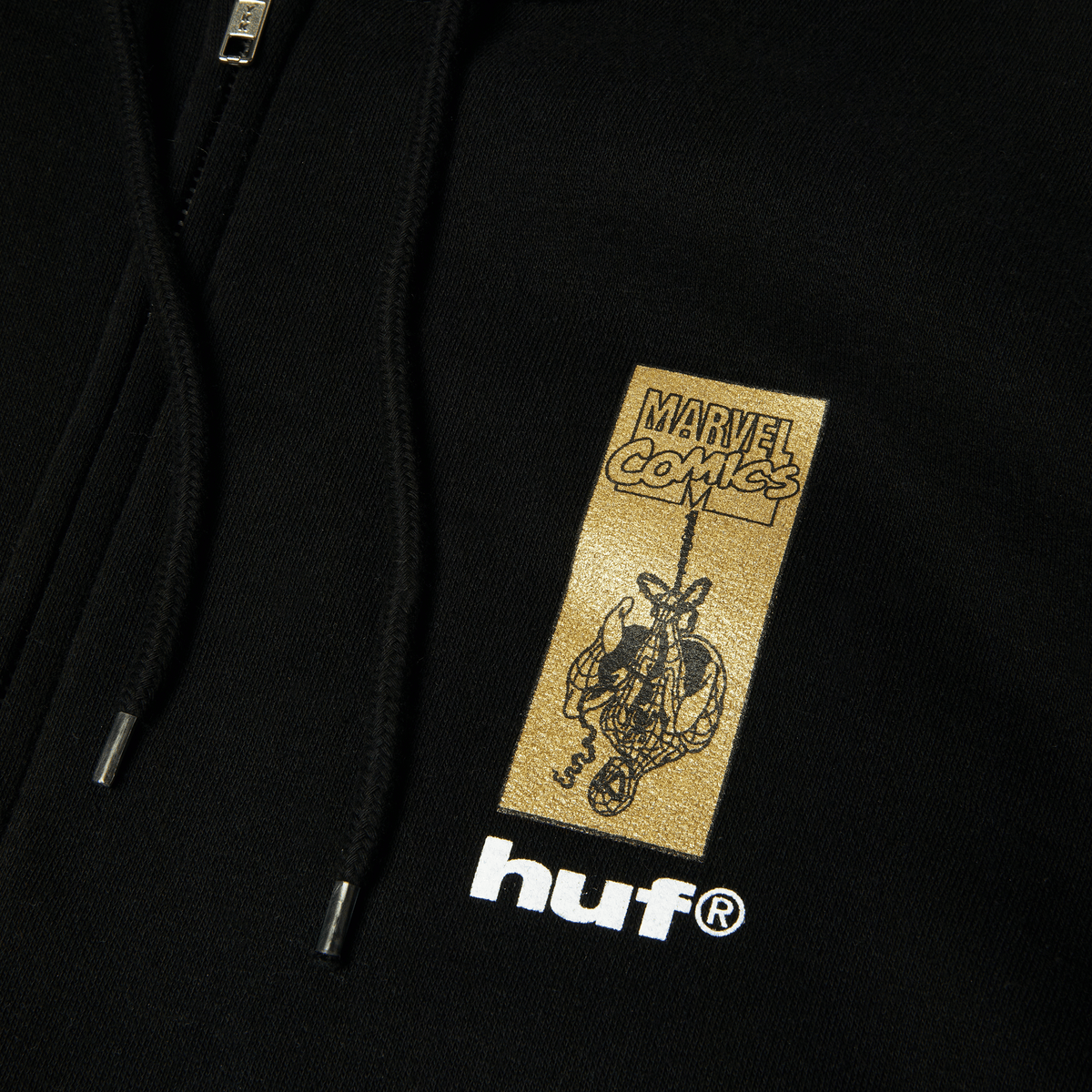 HUF X MARVEL SPIDER-MAN ARACHKNIGHT FZ HOODIE 