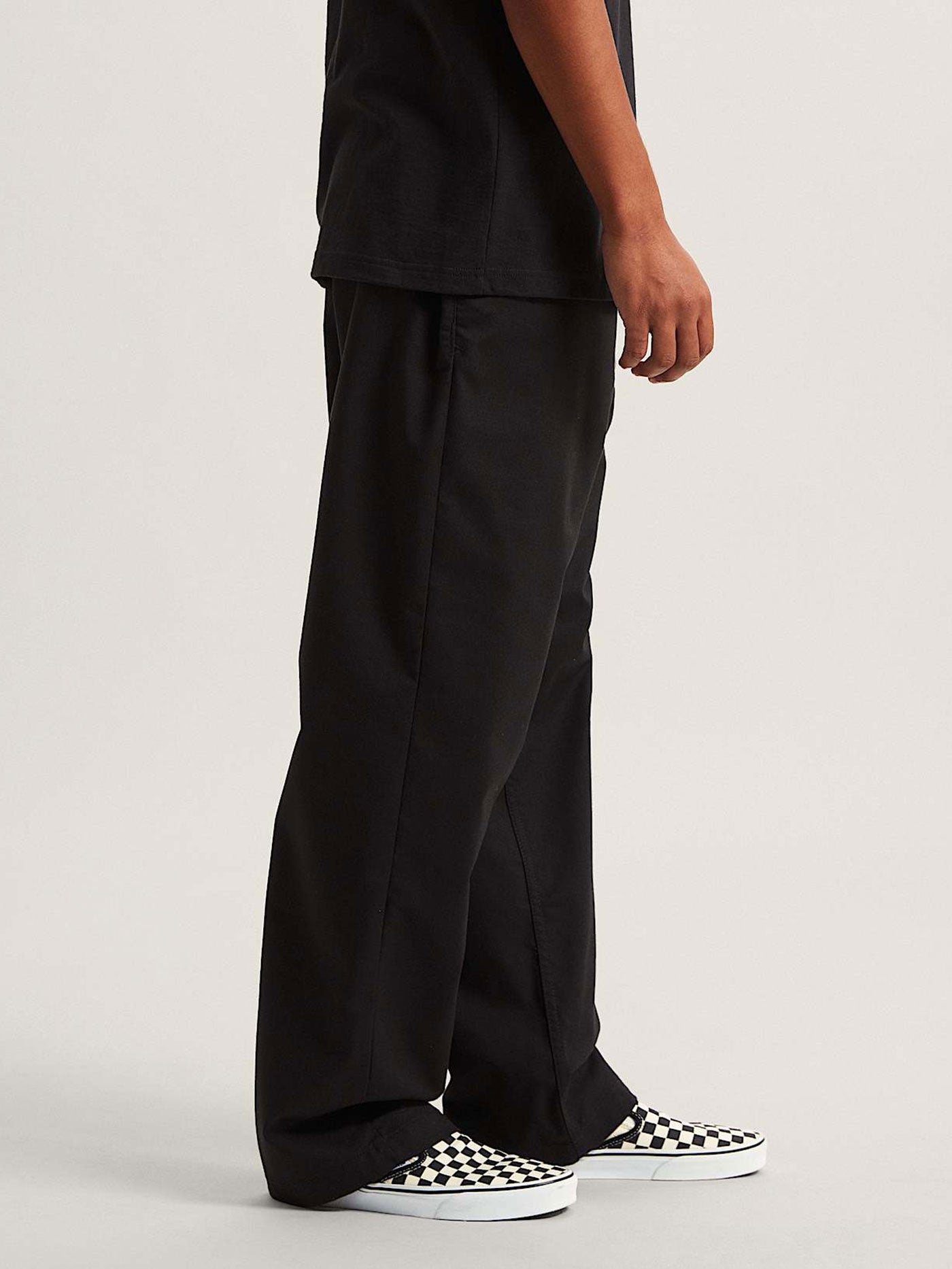 VANS Y AUTHENTIC CHINO LOOSE PANT Black - Vue 2