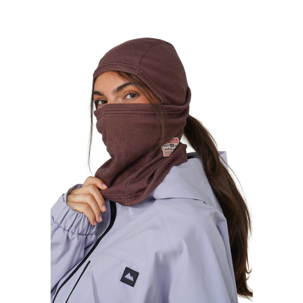 NOTICE THE RECKLESS MUDSTONE MERINO BALACLAVA
