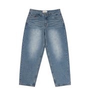 DIME BAGGY DENIM PANTS Sandblasted Indigo
