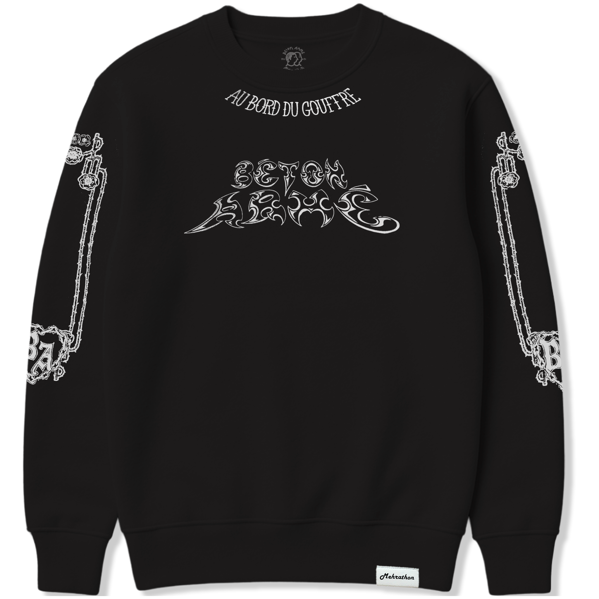 MEHRATHON X BETON AU BORD DU GOUFFRE CREWNECK