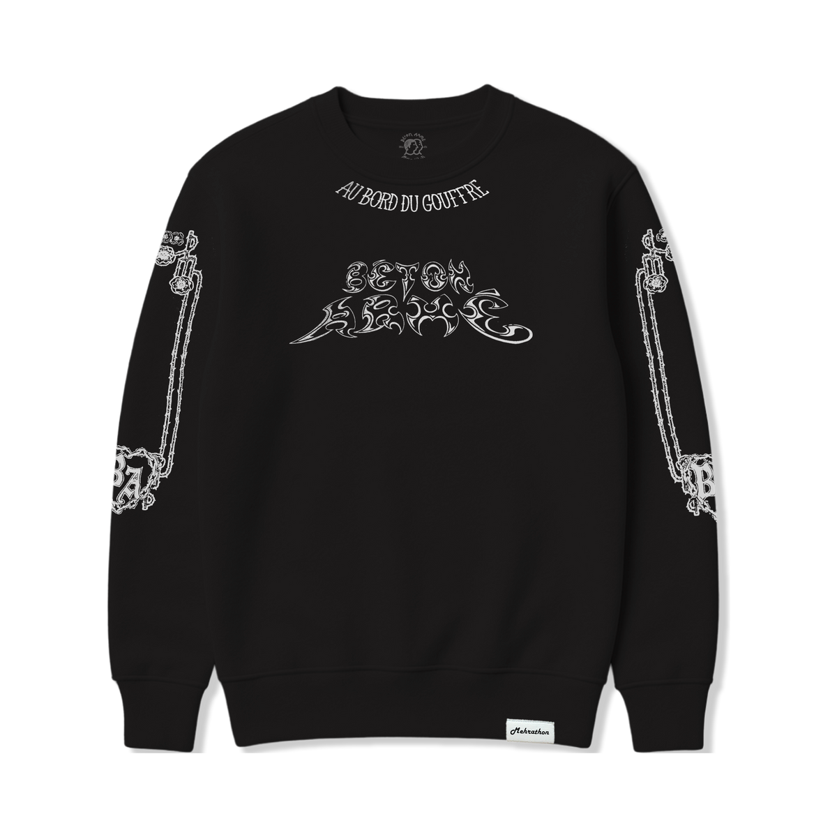 MEHRATHON X BETON AU BORD DU GOUFFRE CREWNECK