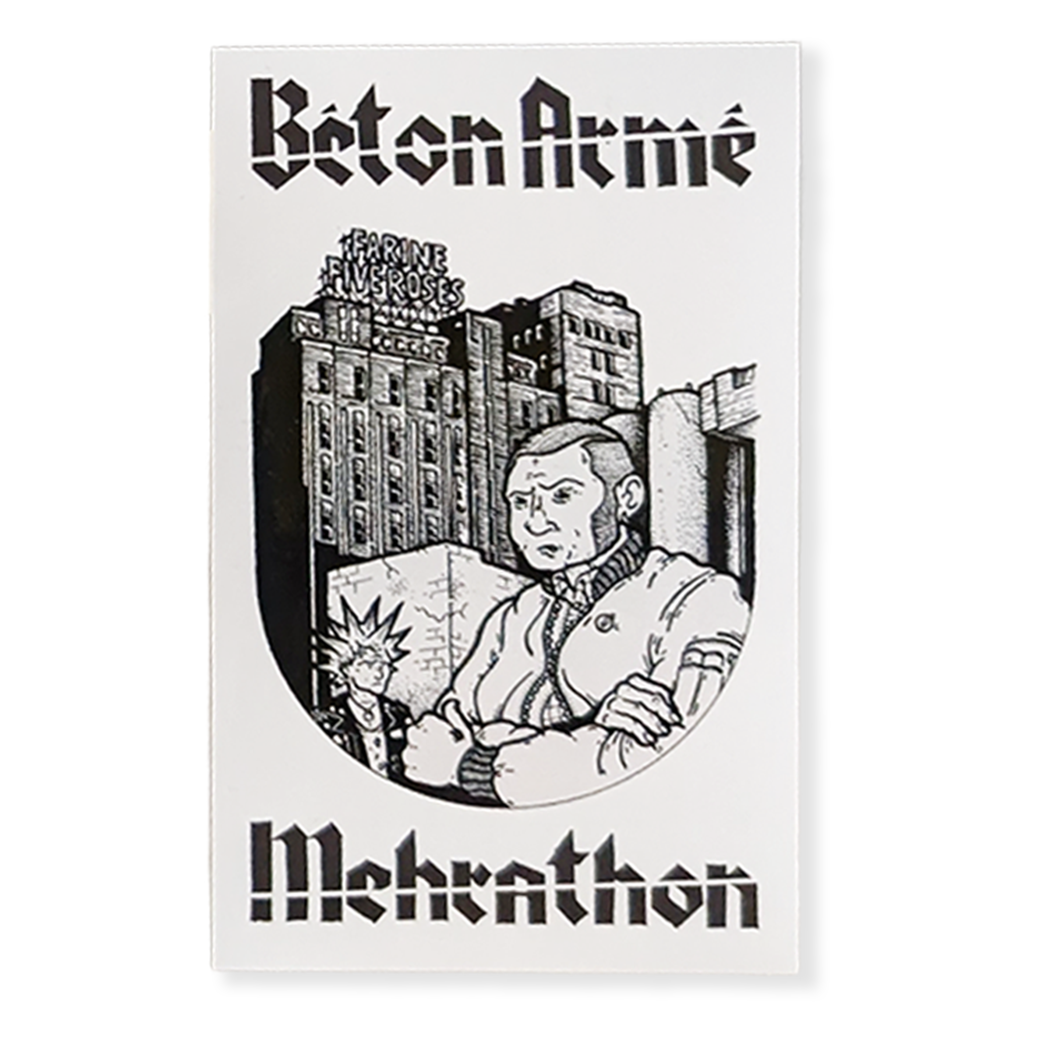 MEHRATHON X BETON SMASH RACISM STICKER PACK