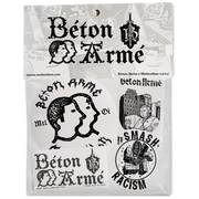 MEHRATHON X BETON SMASH RACISM STICKER PACK