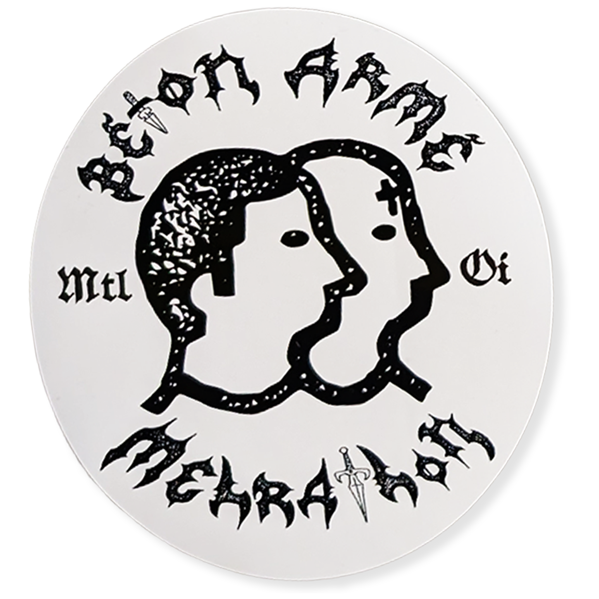 MEHRATHON X BETON SMASH RACISM STICKER PACK