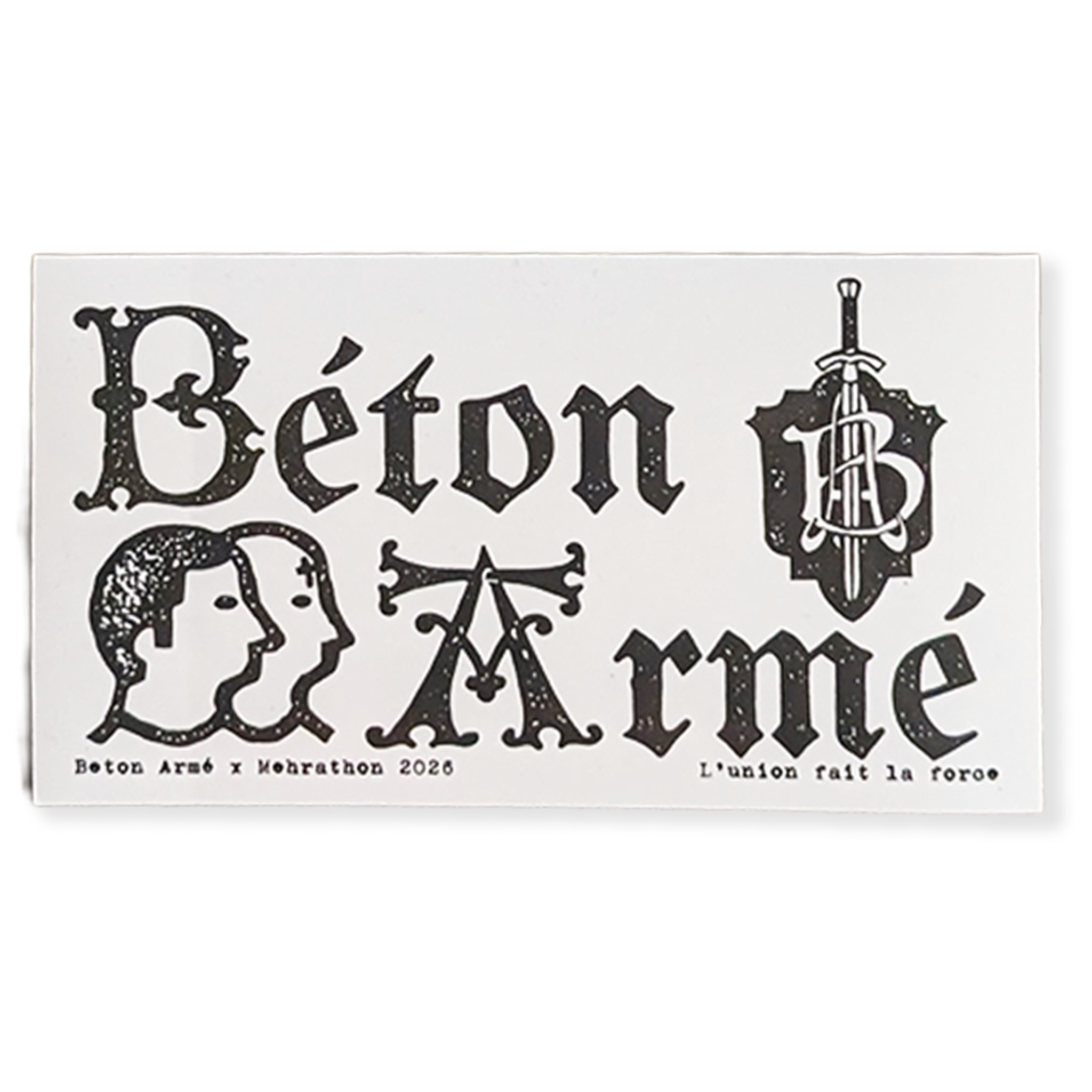 MEHRATHON X BETON SMASH RACISM STICKER PACK