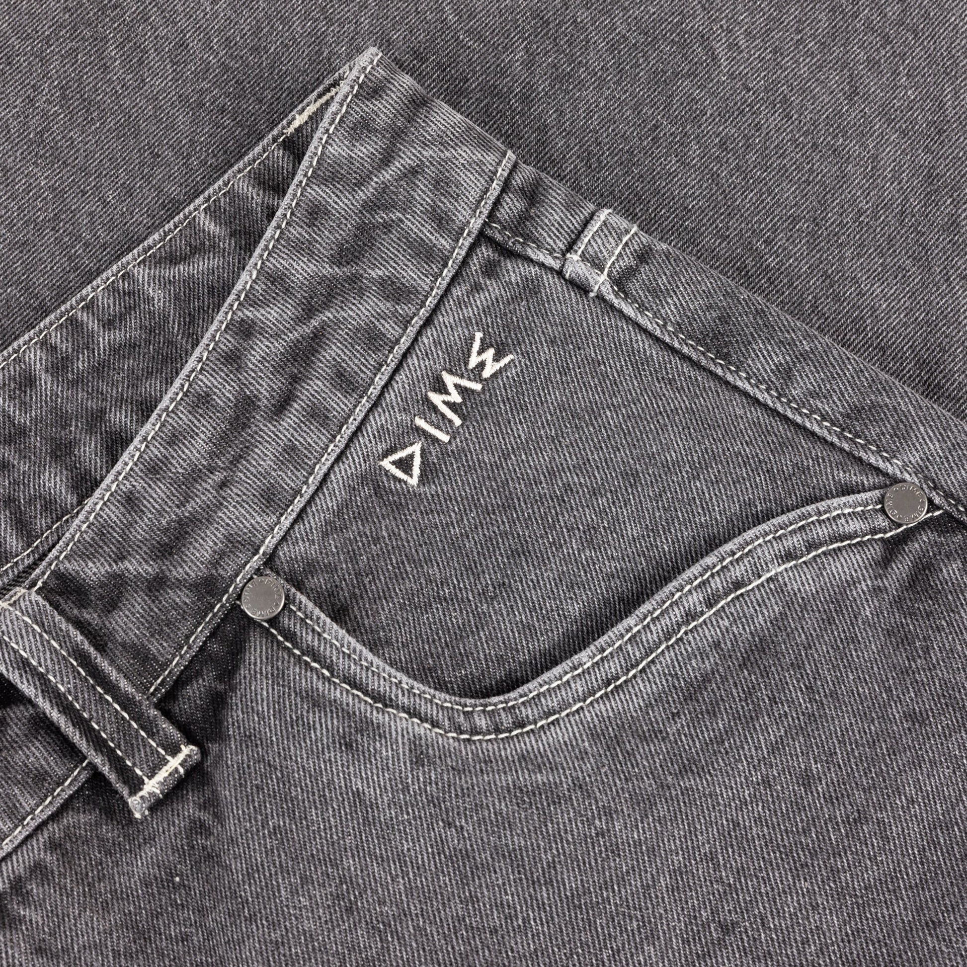 DIME BAGGY WINK DENIM PANTS FADED BLACK - détail 1