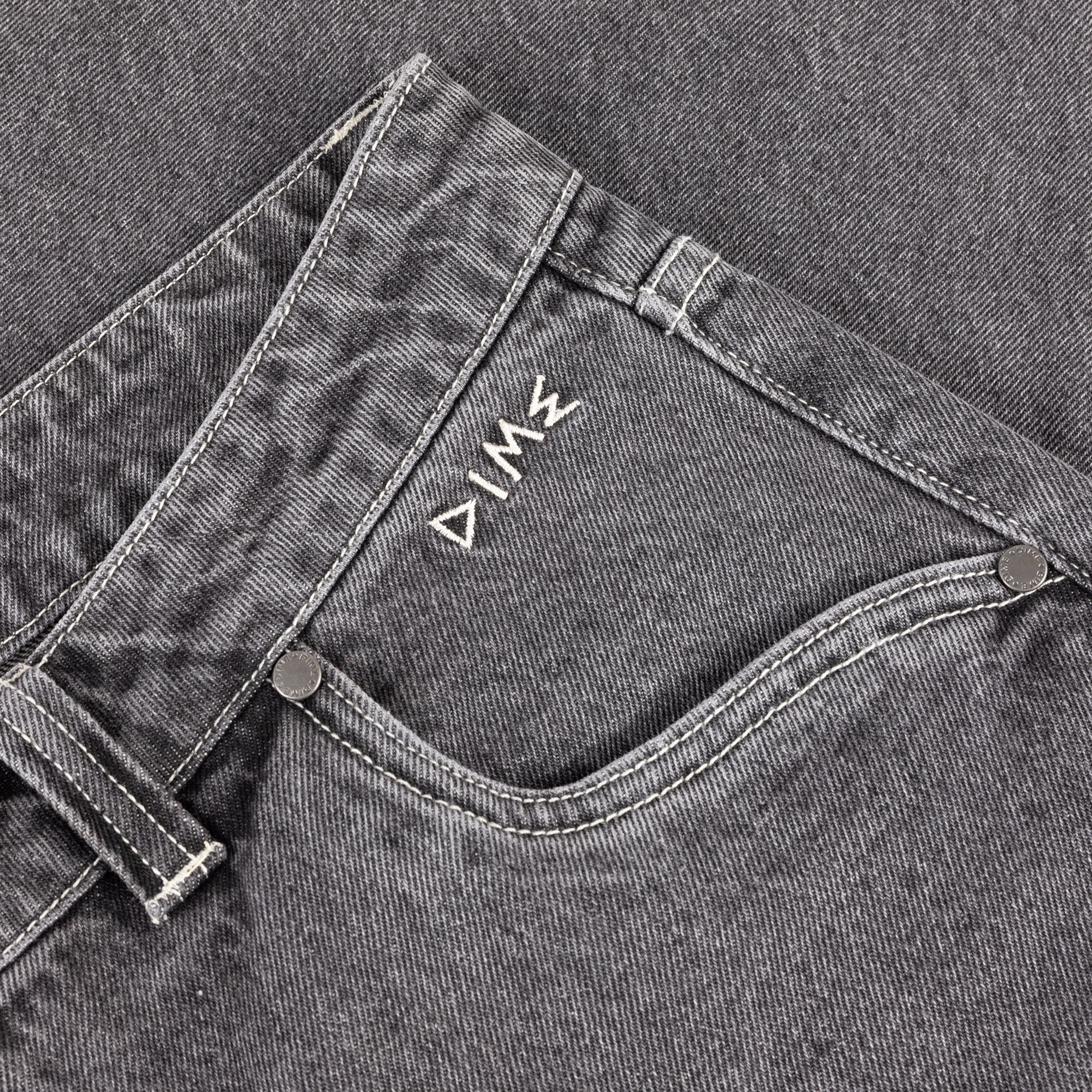 DIME BAGGY WINK DENIM PANTS FADED BLACK - détail 1