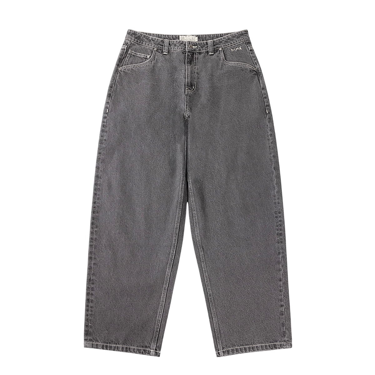 DIME BAGGY WINK DENIM PANTS FADED BLACK