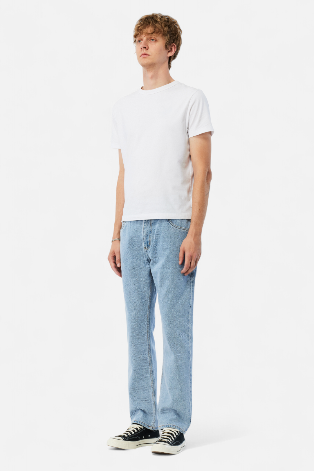 DIME STRAIGHT DENIM PANTS