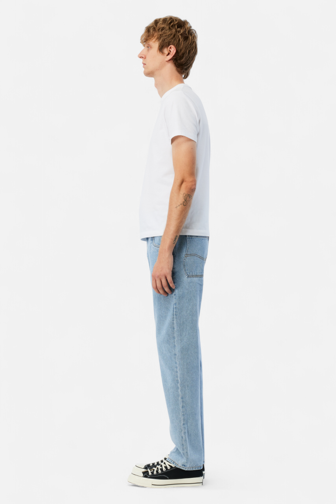 DIME STRAIGHT DENIM PANTS