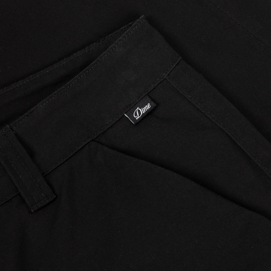 DIME Baggy Chino Pants Black — porté 1
