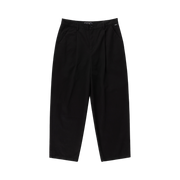 DIME Baggy Chino Pants Black — flat