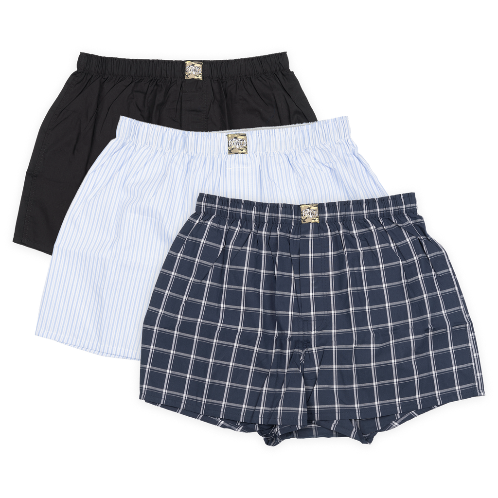 FROSTED BOXER SHORTS 3 PACK