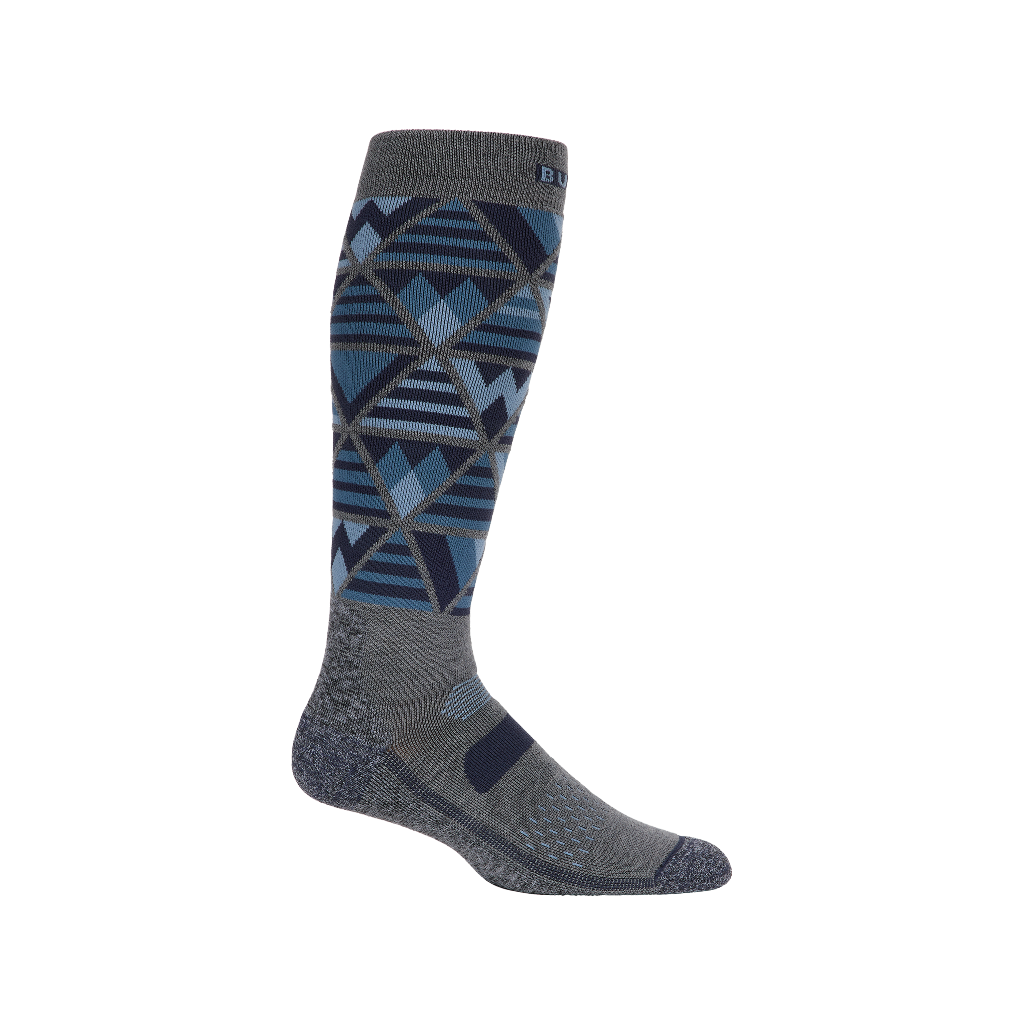 BURTON PERFORMANCE MIDWEIGHT SOCKS - DARK SLATE HEATHER