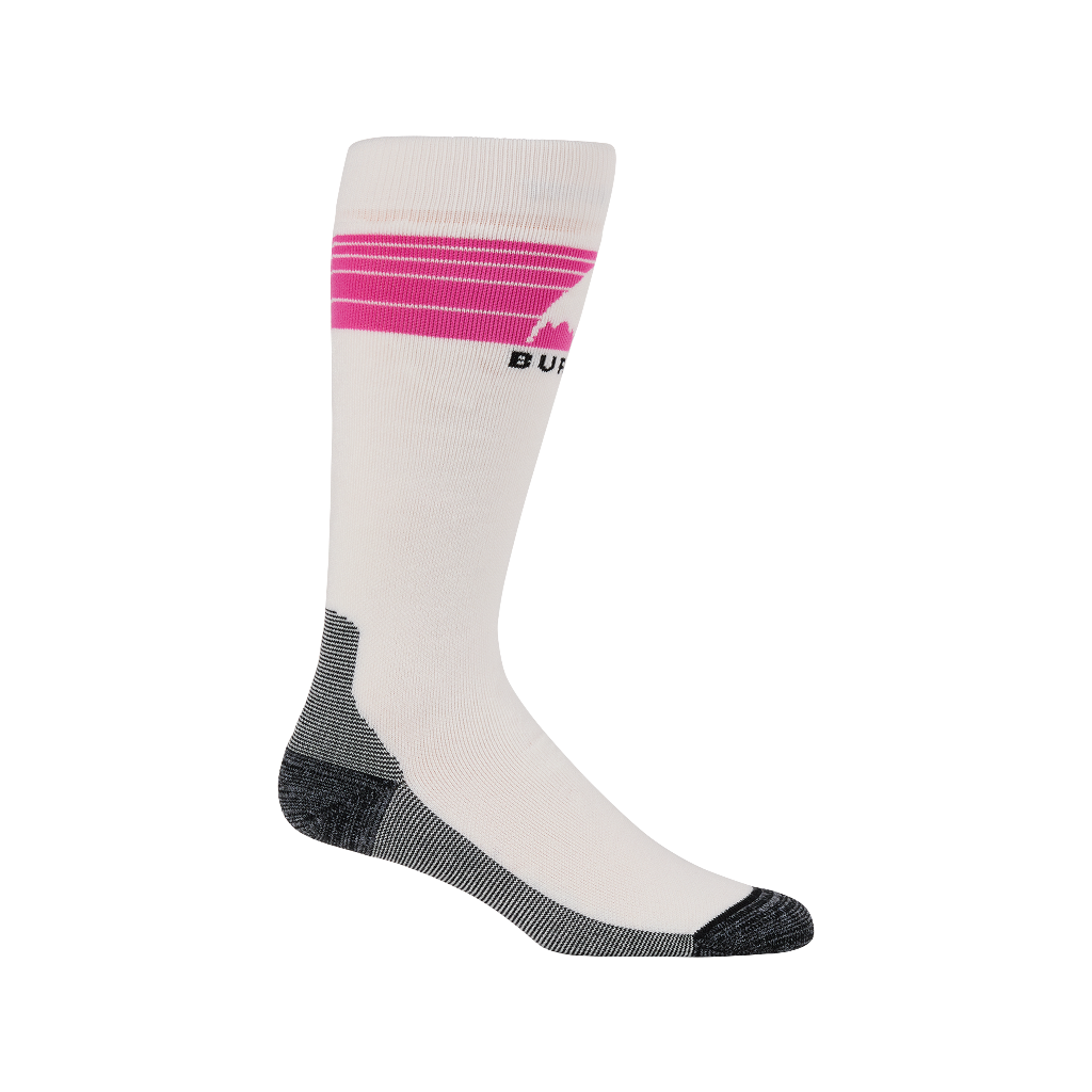 BURTON W EMBLEM MIDWEIGHT SOCKS - SHOCKWAVE PINK