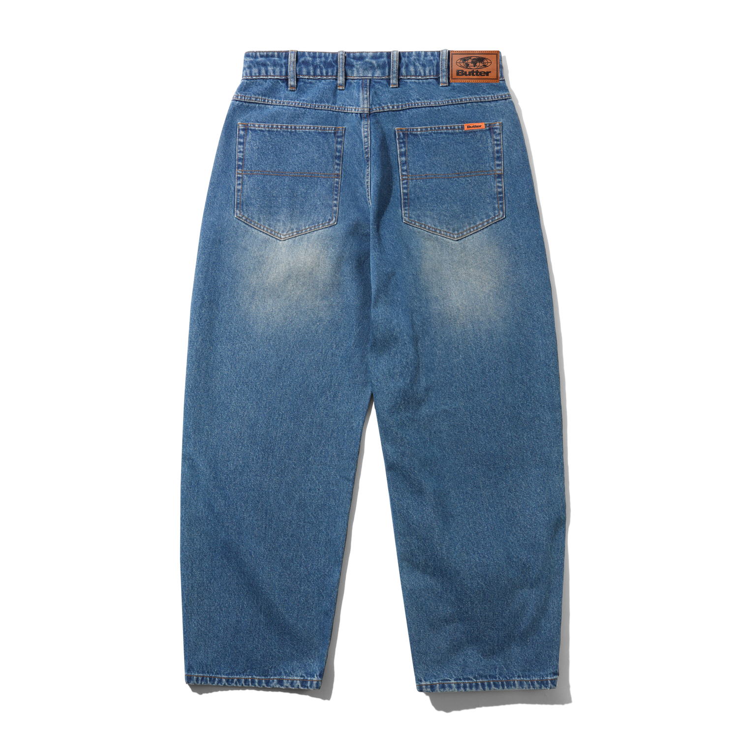 Butter Goods Baggy Denim Jeans Distressed Indigo - vue 2