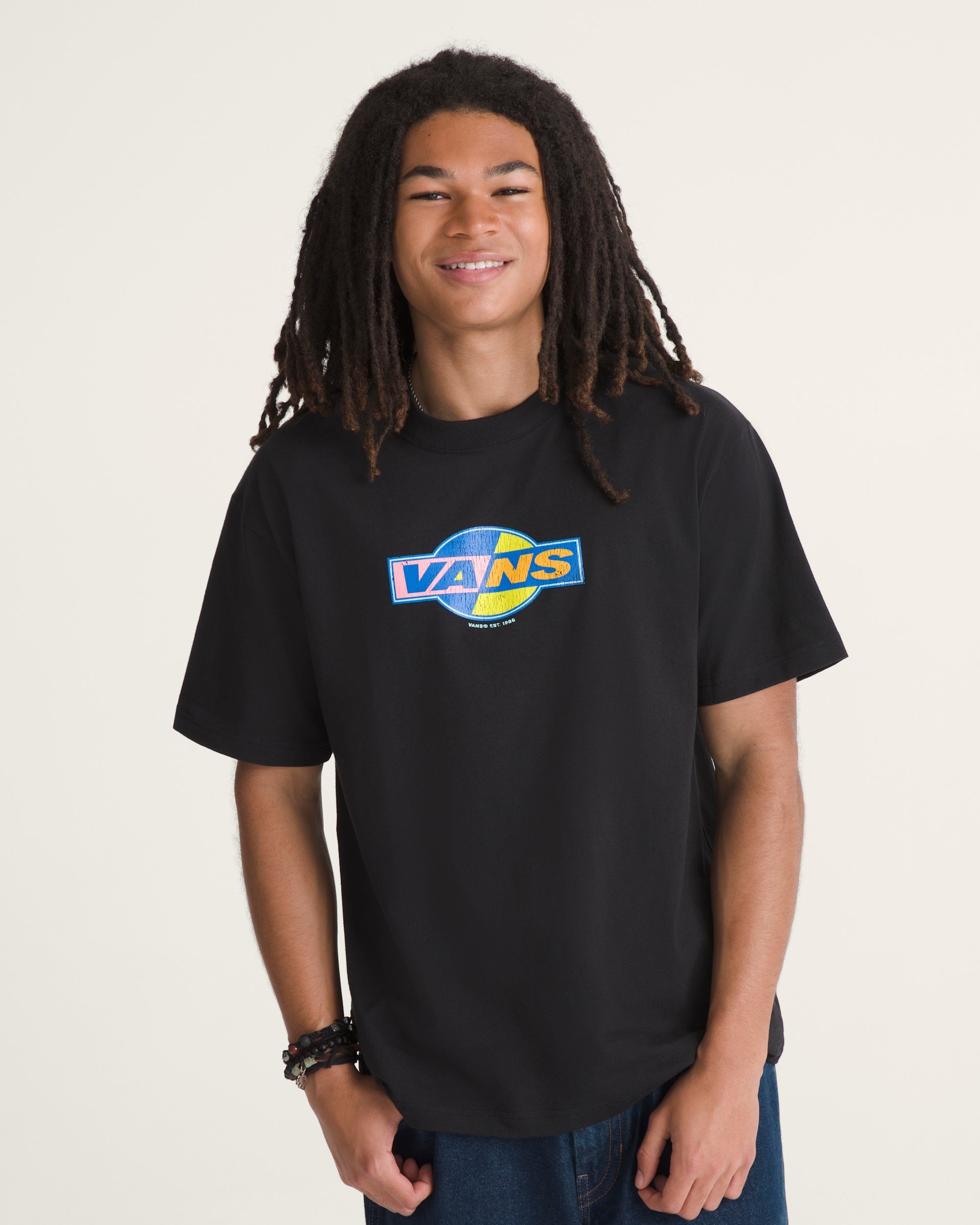 VANS BOLD ERA SS TEE Black - vue alternative 2