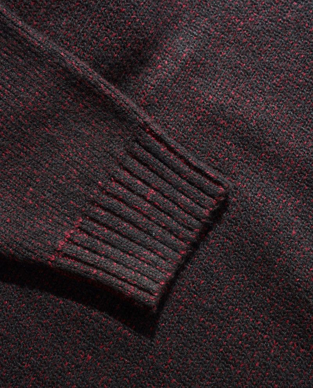 BUTTER GOODS TEXTURED KNIT SWEATER