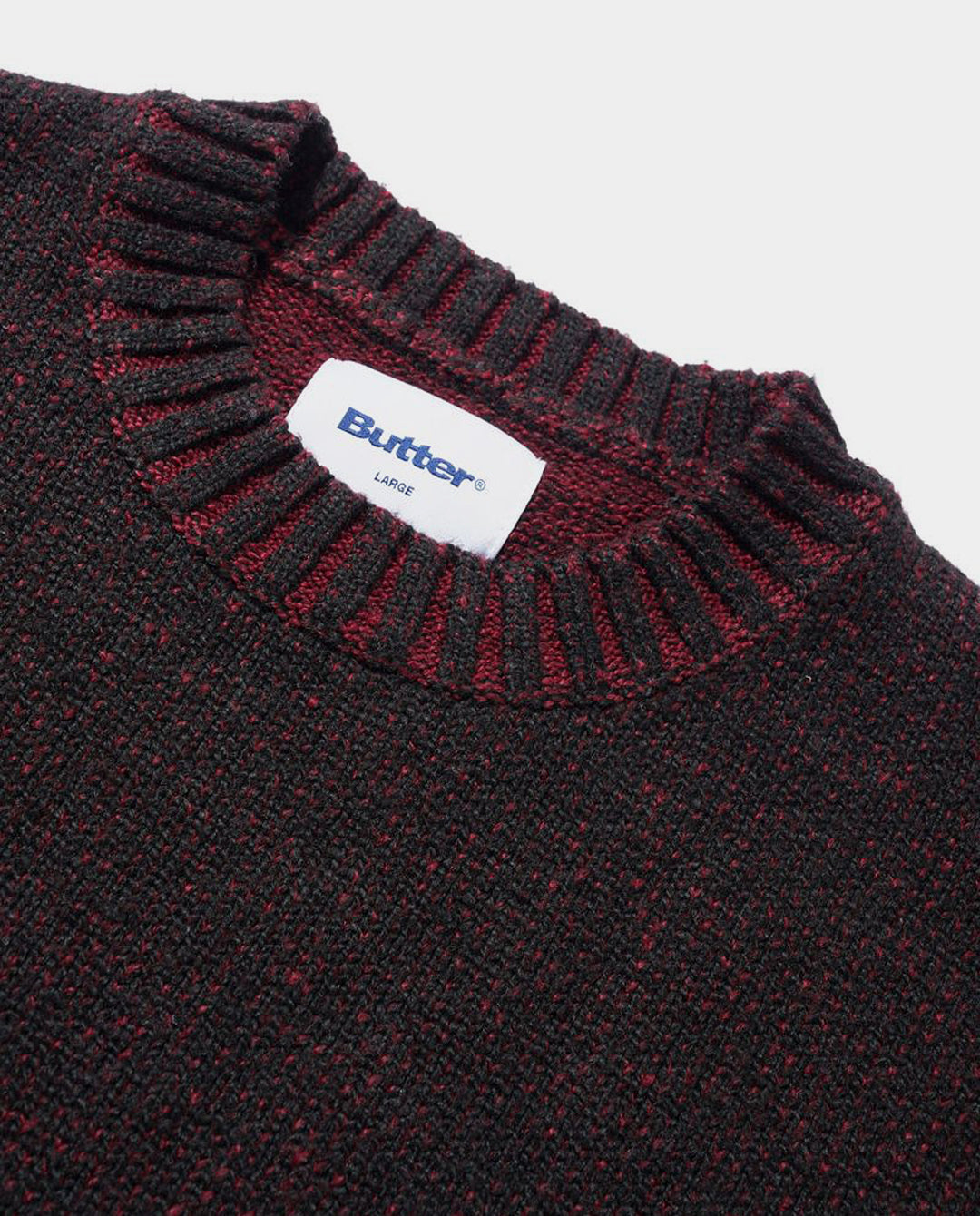 BUTTER GOODS TEXTURED KNIT SWEATER