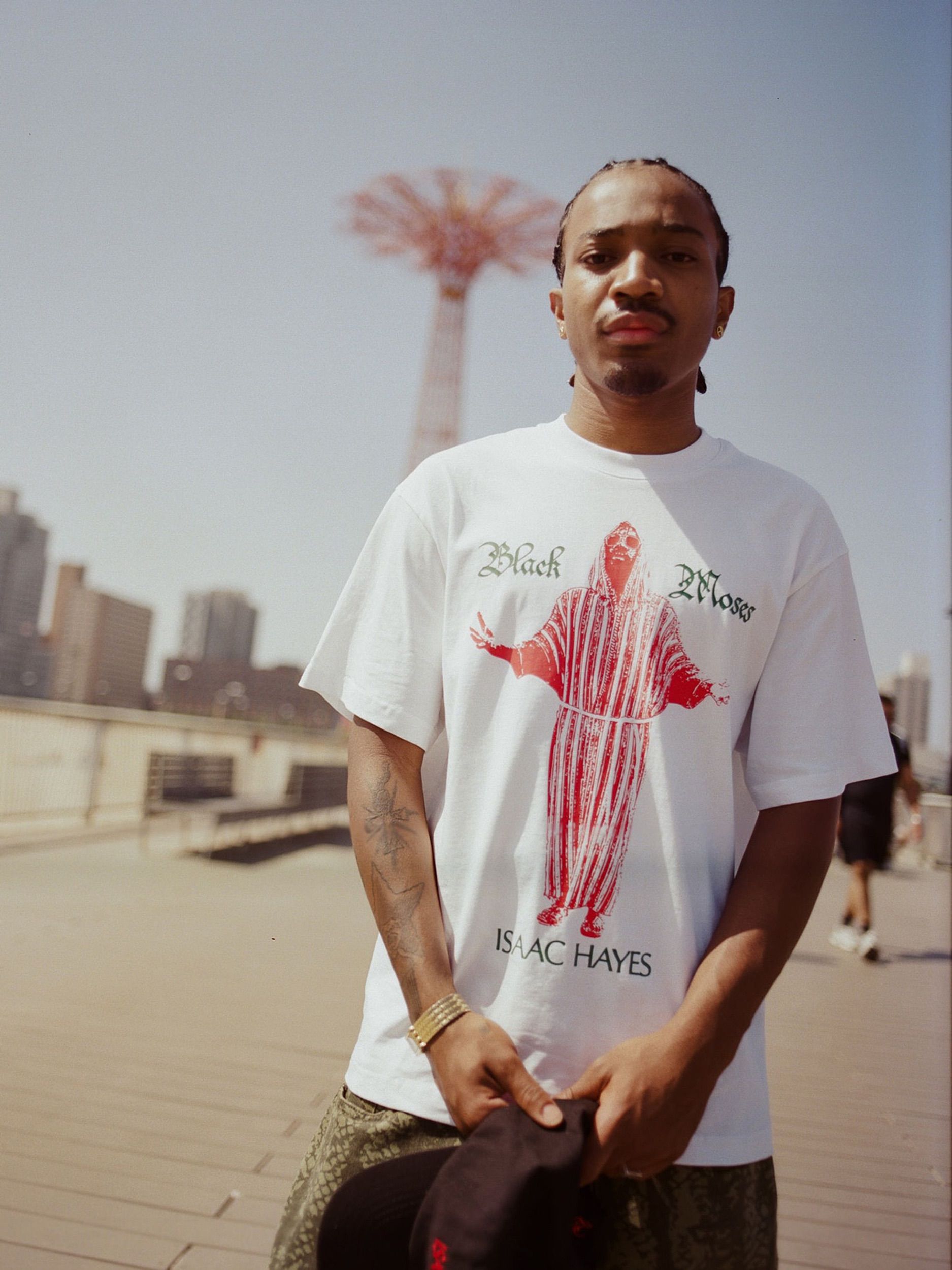 BUTTER GOODS BLACK MOSES TEE - White