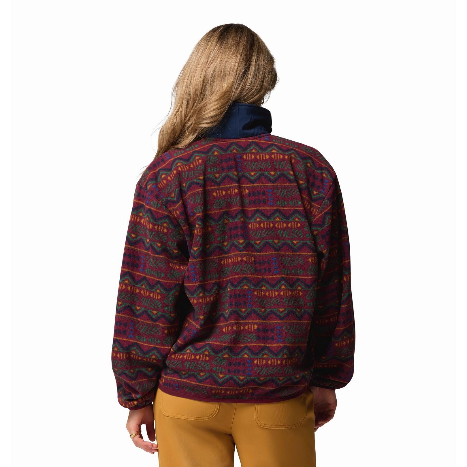COLUMBIA W SEQUOIA GROVE PRINTED HALF ZIP 