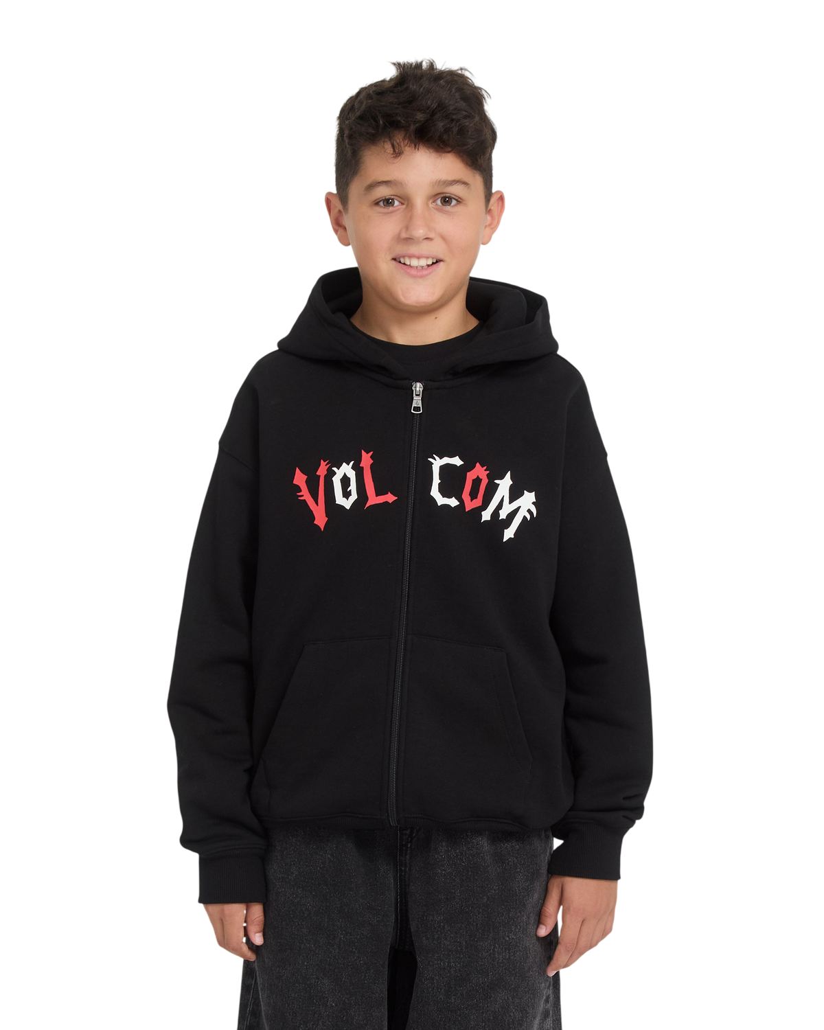 Volcom Y FA Ozzy Fleece Zip Black - vue principale