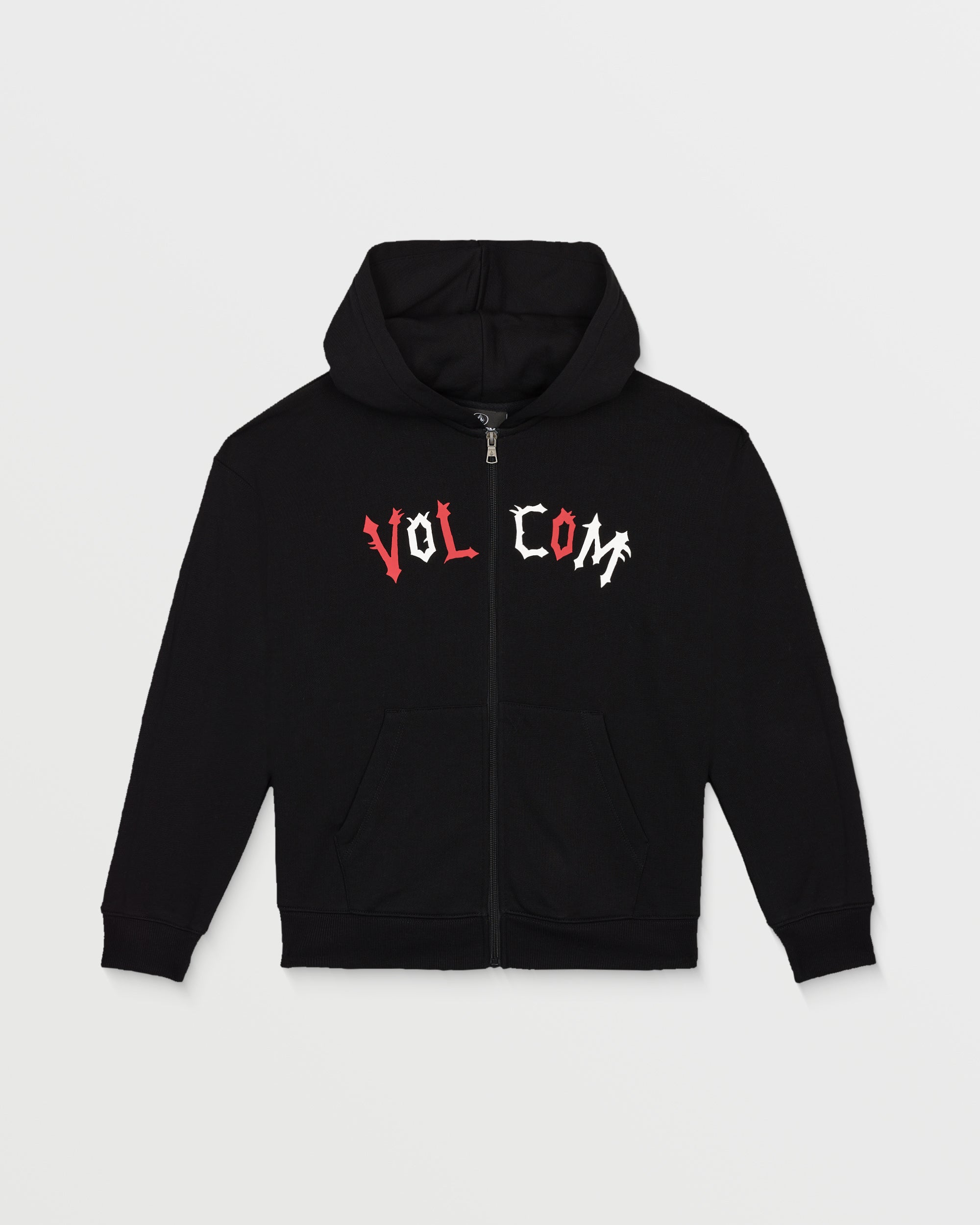 Volcom Y FA Ozzy Fleece Zip Black - vue 3