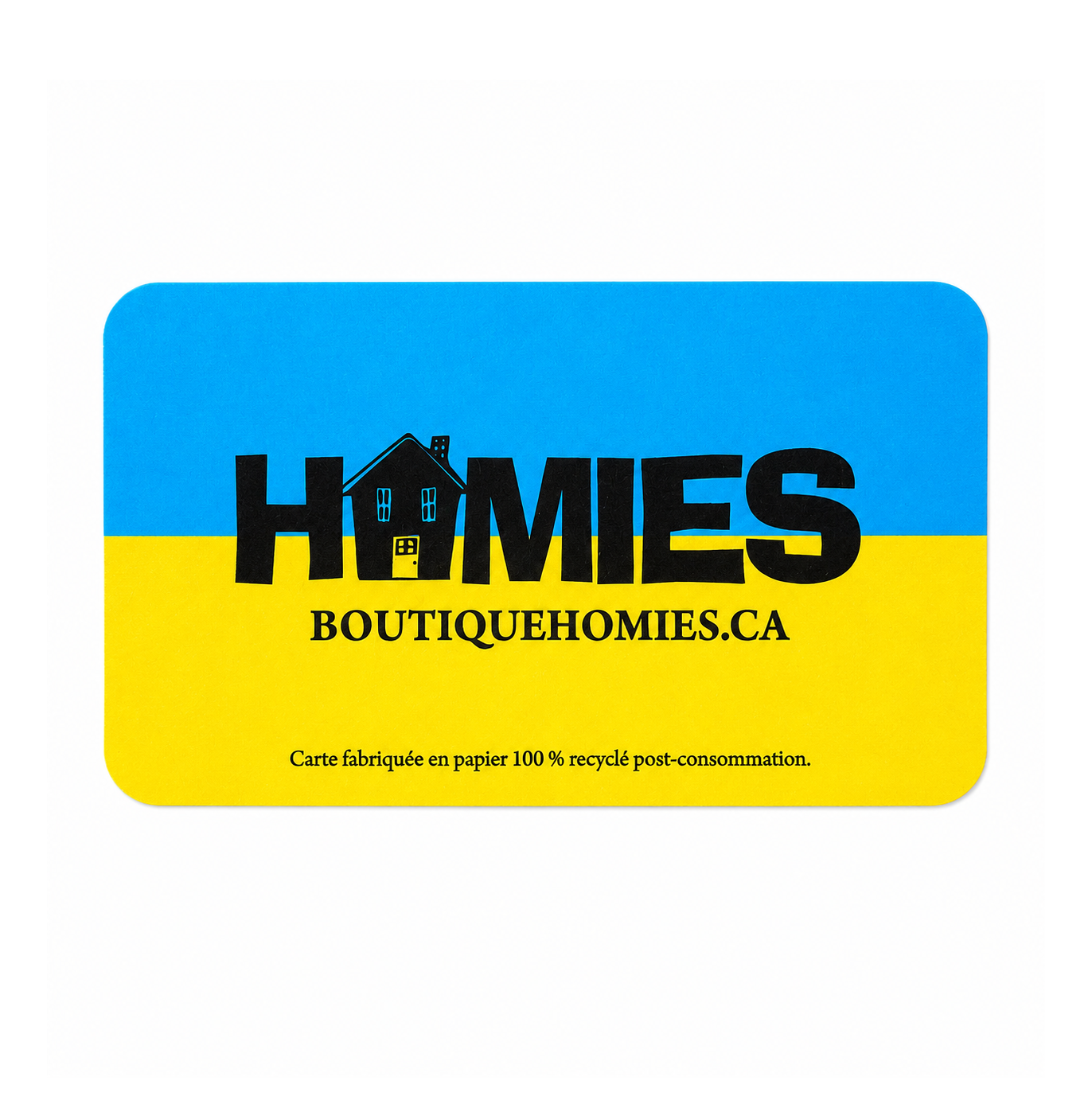 Carte-cadeau Boutiques Homies