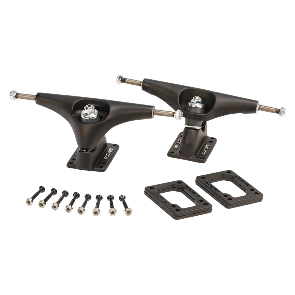 Carver Trucks Set CX Coal Black - vue principale
