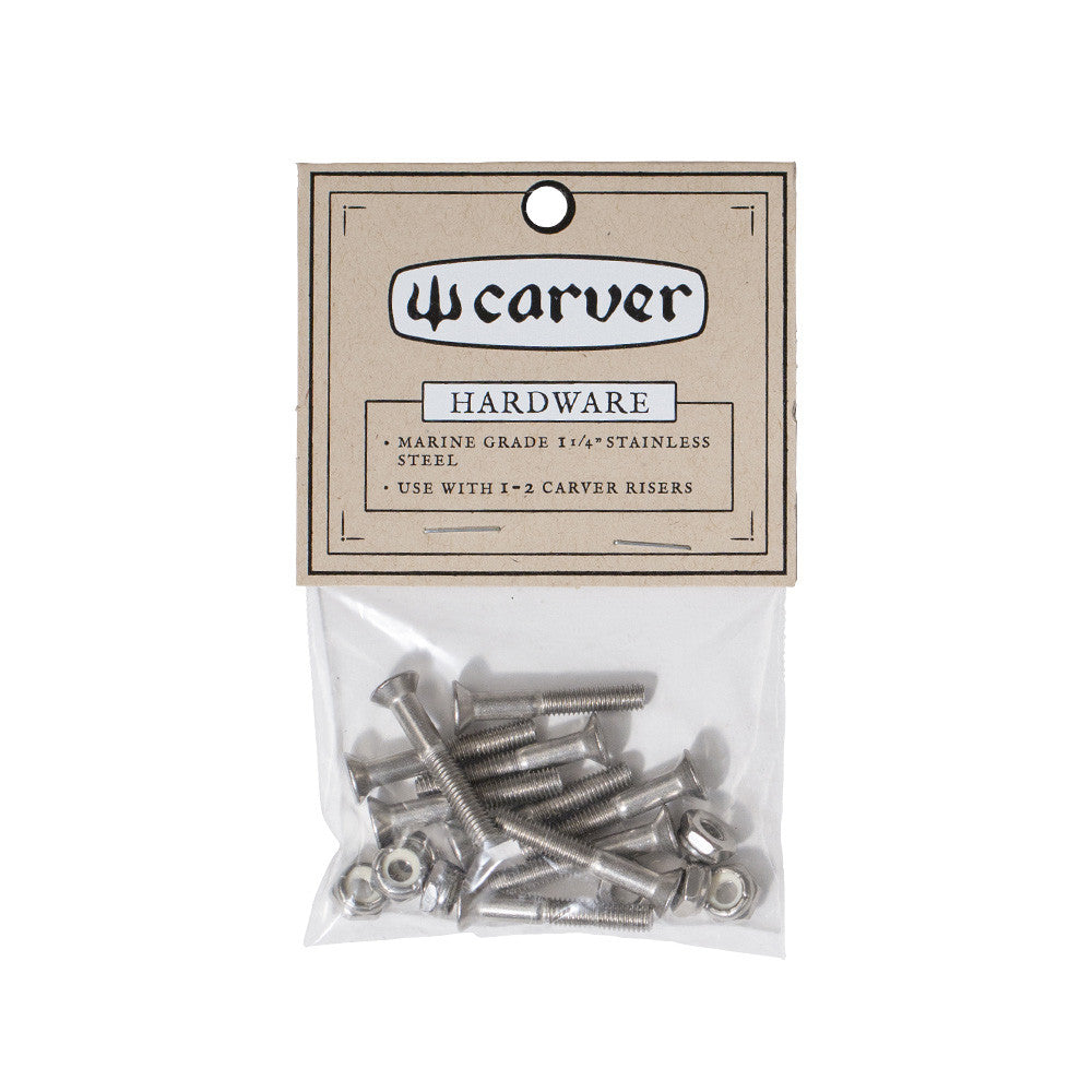 Carver Hardware Set Zinc Plated