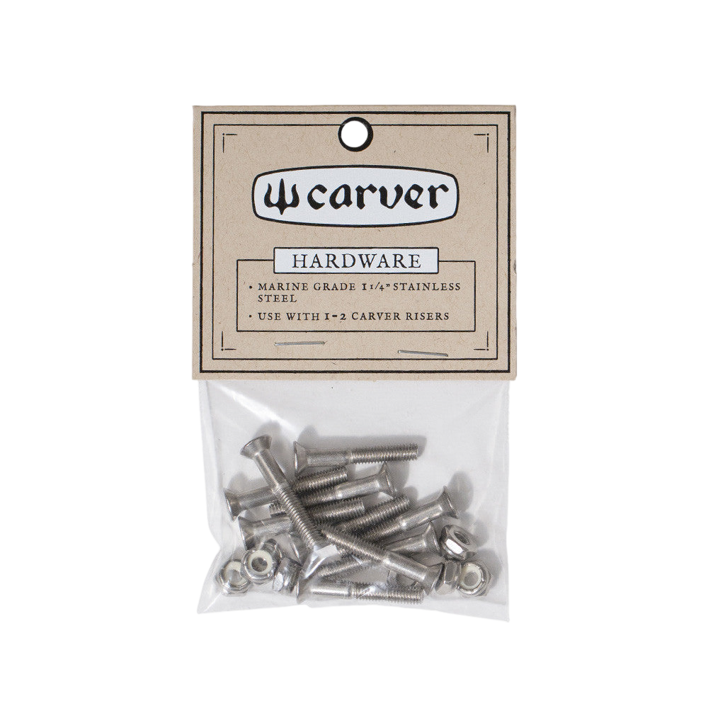 Carver Hardware Set Zinc Plated