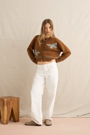 RHYTHM POIPU BUTTERFLY KNIT CARDIGAN