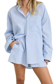 RHYTHM W OVERSWIM STRIPE SHORT