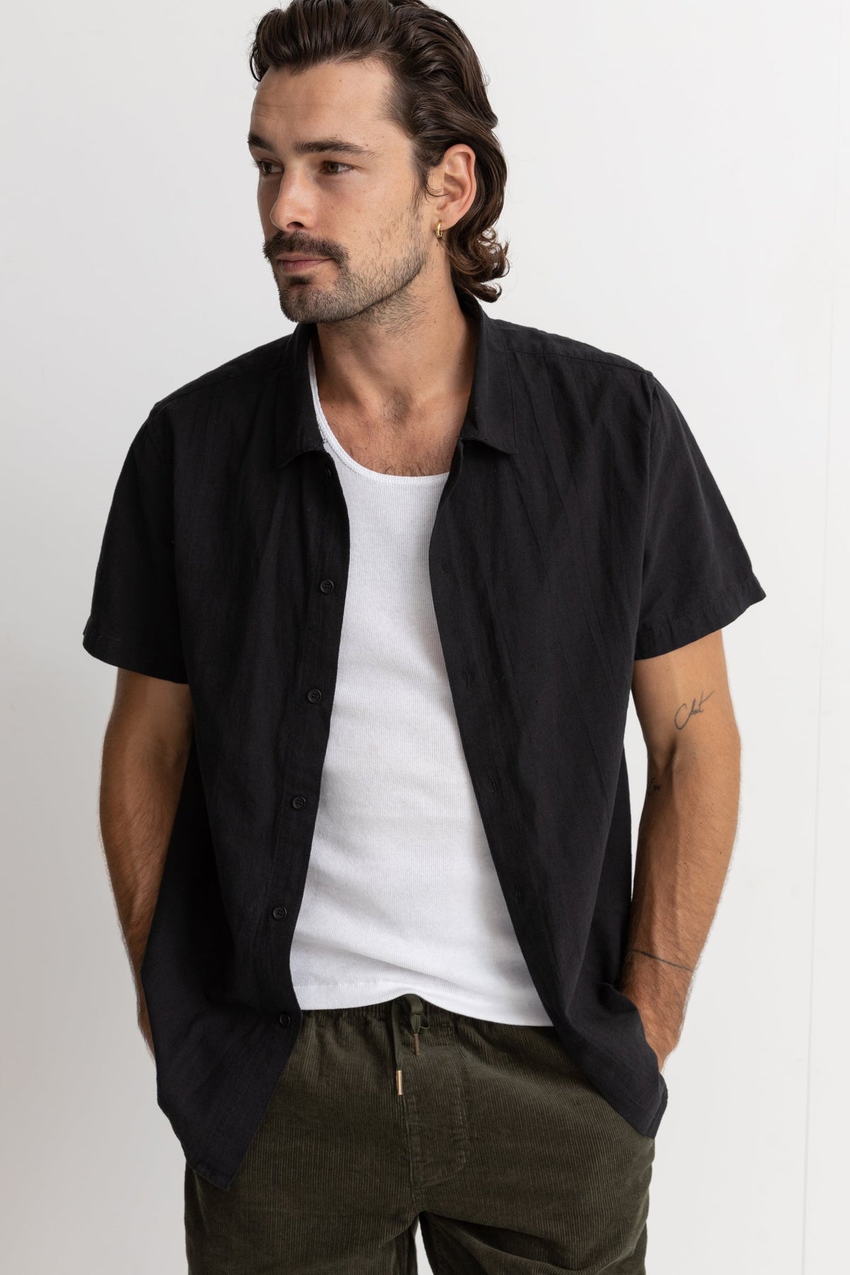 RHYTHM CLASSIC LINEN SS SHIRT 