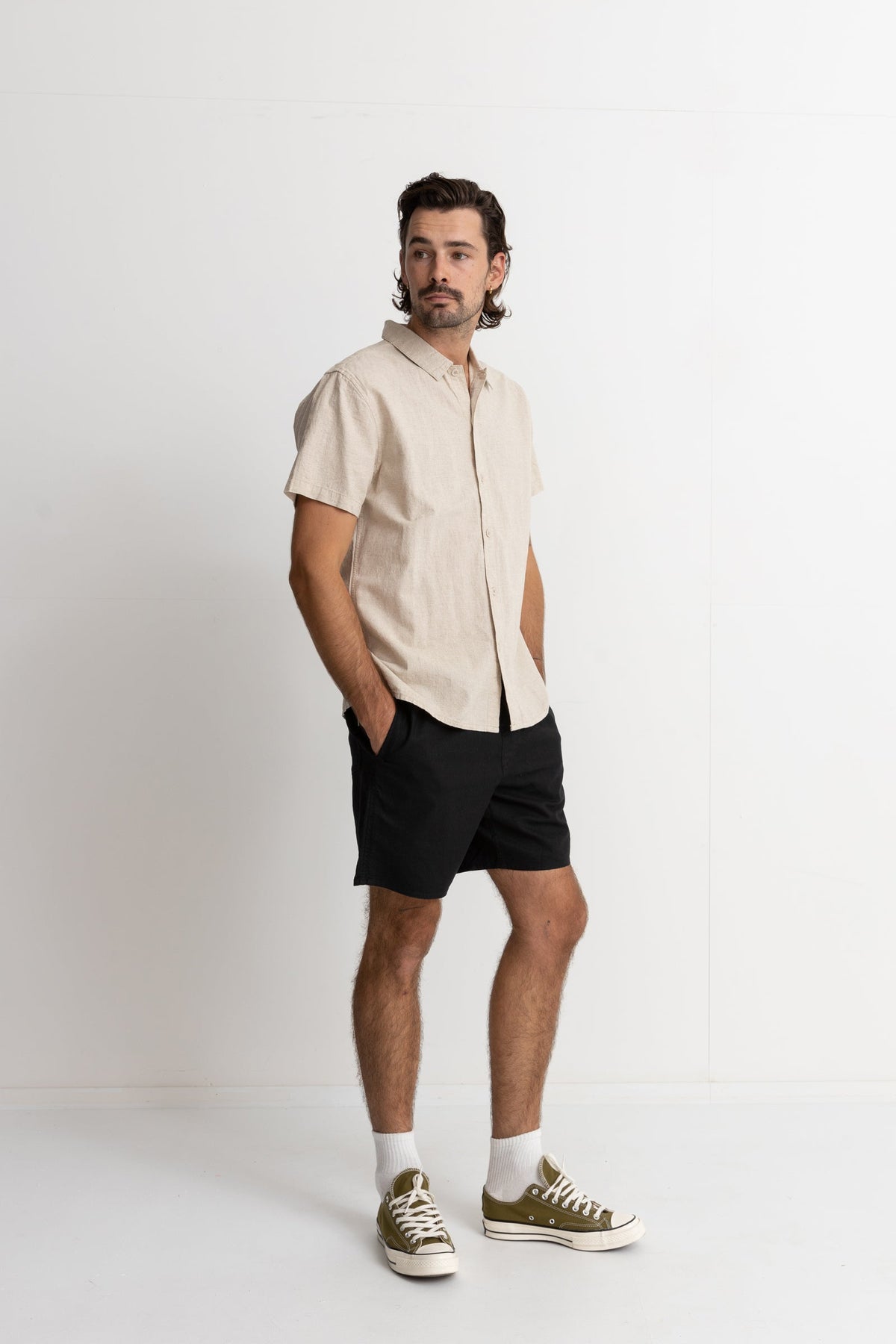 RHYTHM CLASSIC LINEN SS SHIRT 
